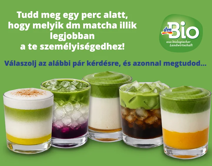 dmBio matcha italok